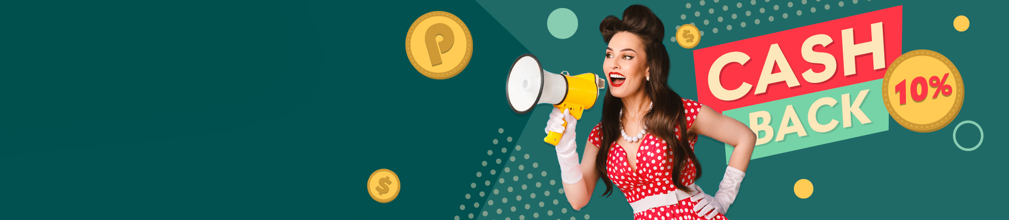 10% кешбэка каждый понедельник — Pin-Up